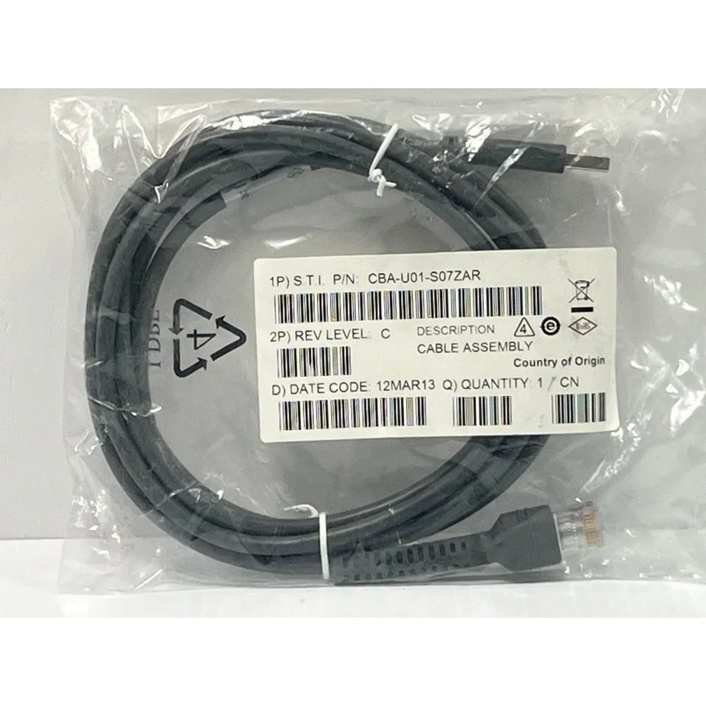 Zebra CBA-U01 - S07ZAR USB Data Transfer Cable - 7FT